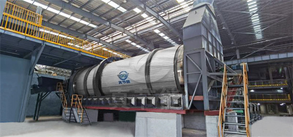 醬油渣烘干機運轉現(xiàn)場