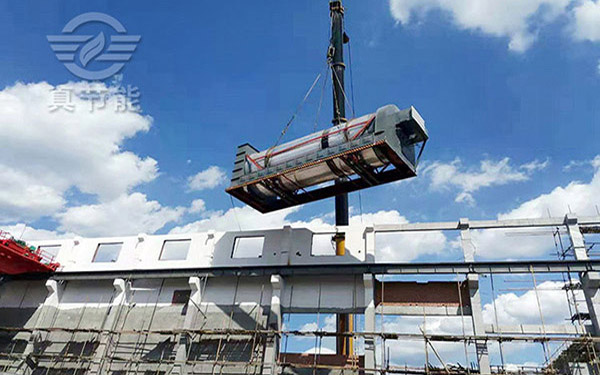 薯渣烘干機(jī)吊裝現(xiàn)場