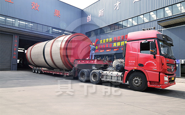 豆渣烘干設(shè)備運輸現(xiàn)場